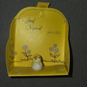 A Josef Orginal George Good Vintage Deadstock Nib Chick Chicken Figurine